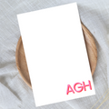 Corner Initial Notepad